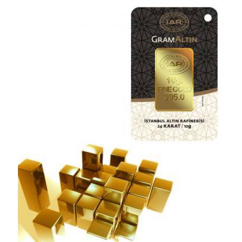 10 gr IAR Gram Külçe Altın (stokla sınırlıdır)